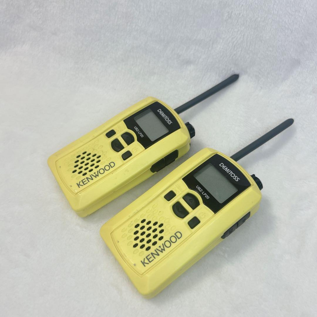 KENWOOD UBZ-LP20 トランシーバー　イエロー　付属品あり‼️
