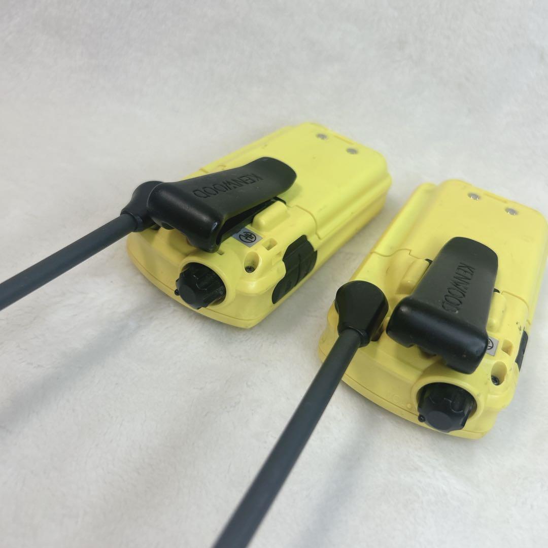 KENWOOD UBZ-LP20 トランシーバー　イエロー　付属品あり‼️