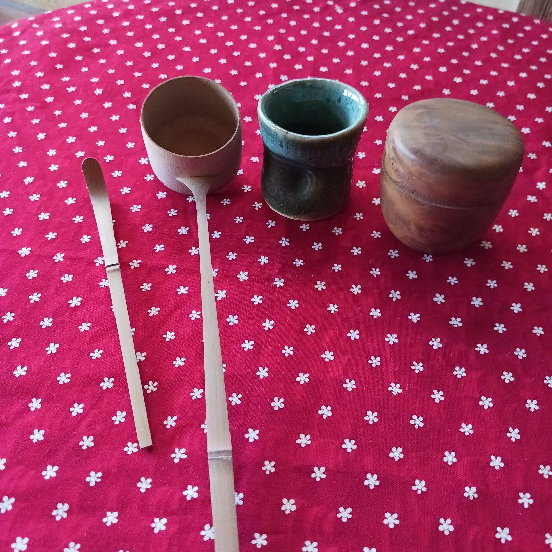 裏千家 棗 茶杓 蓋置き 柄杓 新品未使用