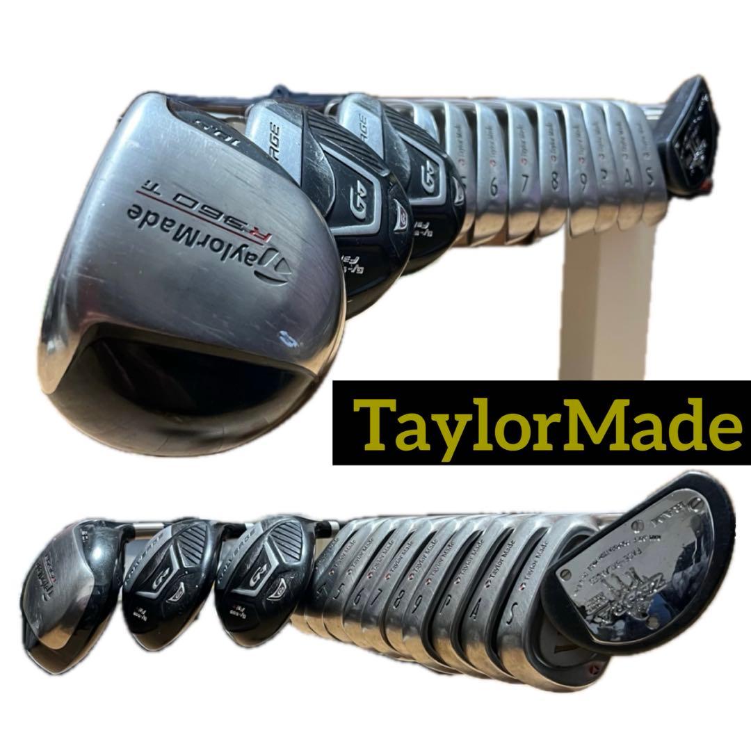【TaylorMade】ゴルフクラブ14本 フルセット メンズ キャディバッグ付