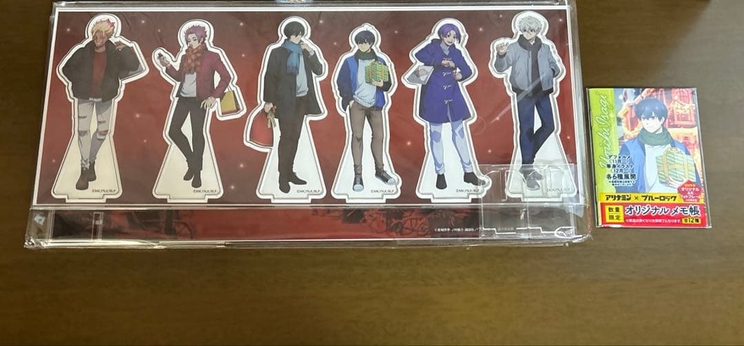 アリナミン　ブルーロックキャンペーン　アクリルスタンド　メモ帳