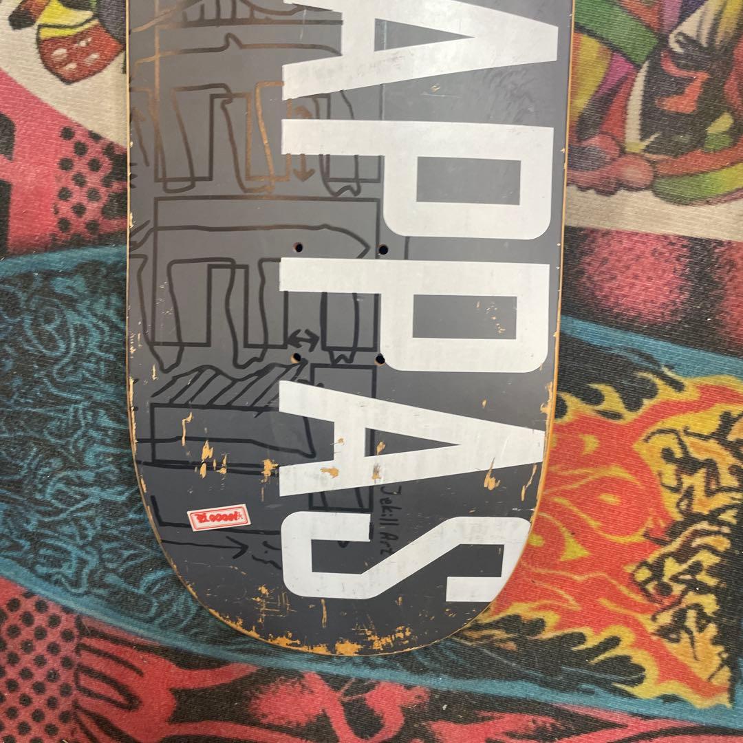 エッチストリート　h-street スケートボードデッキ グレー訳あり
