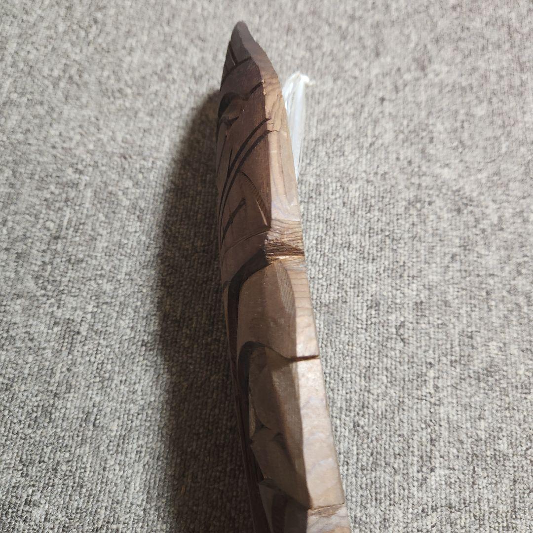 カナダ 先住民 ネイティブアメリカン ウッドカービング 彫刻　壁掛け