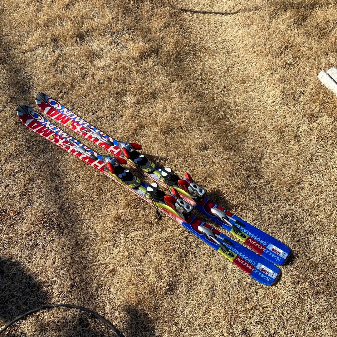 SALOMON CROSSMAX10 L160 スキー板 赤/青/白