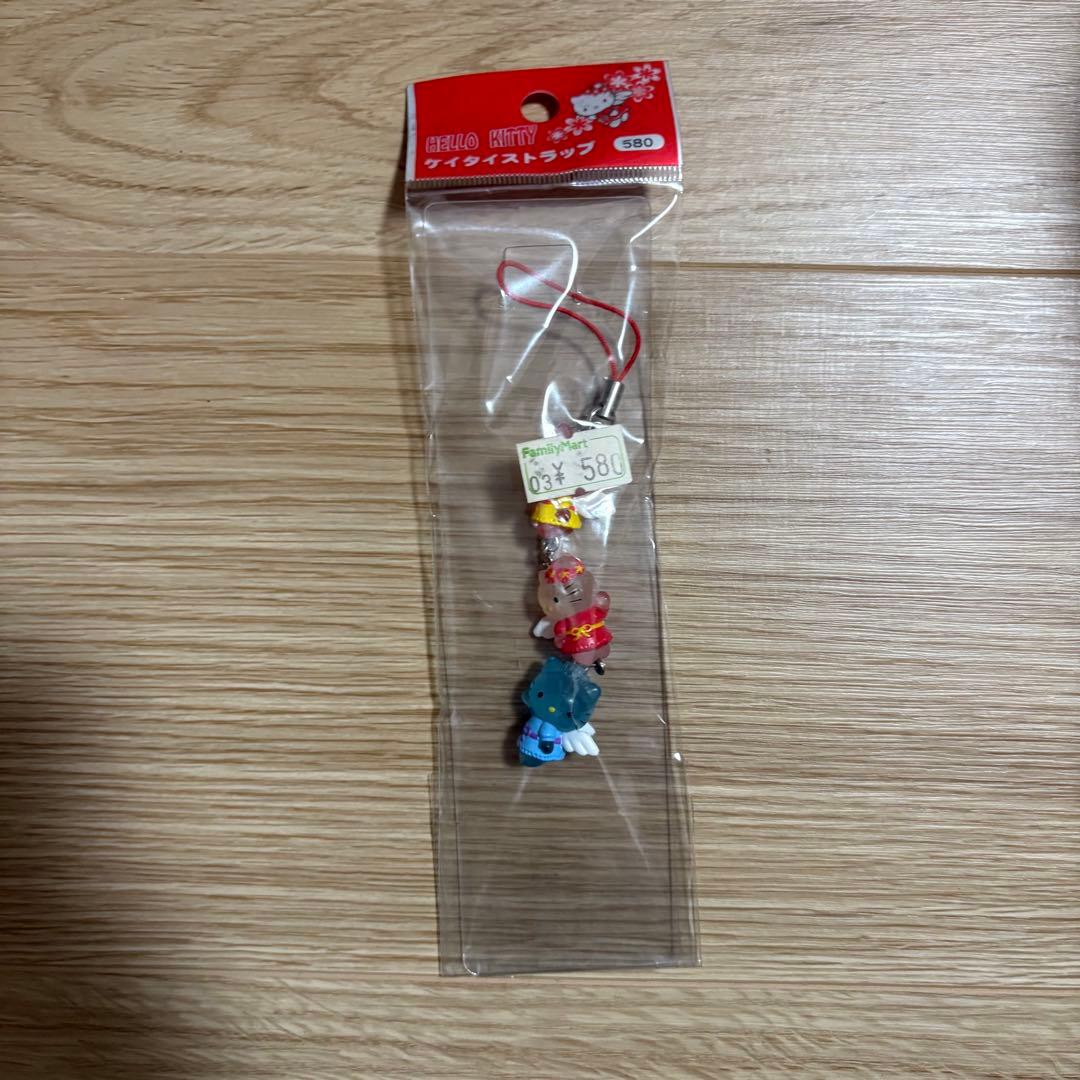 キティちゃん 携帯ストラップ 天使