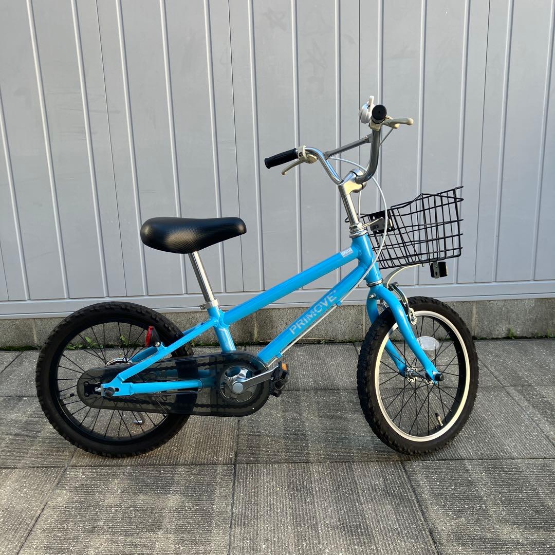 幼児用自転車 前カゴ付き　美品　16インチ