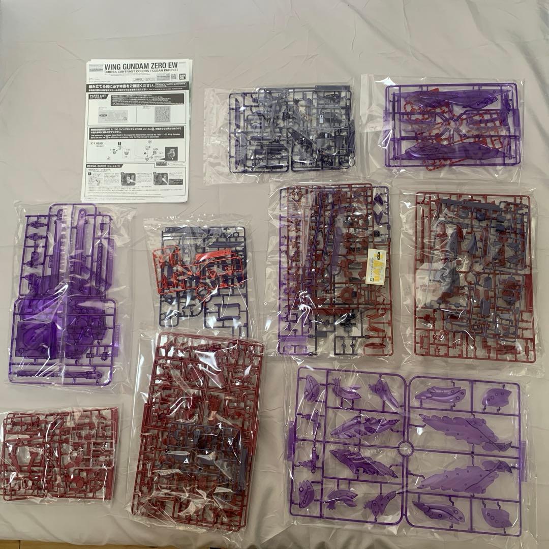 ウィングガンダムゼロEW- CLEAR PURPLE リミテッドアイテム　MG
