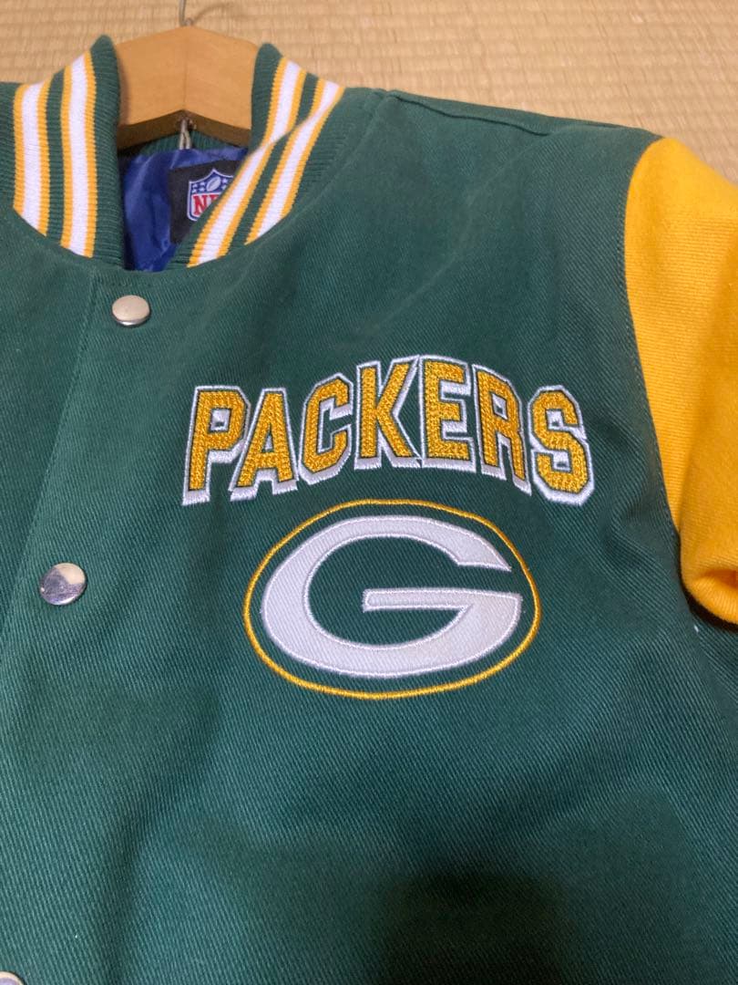 NFL グリーンベイ パッカーズ スタジャン ジャケット チャンピオン　Mサイズ