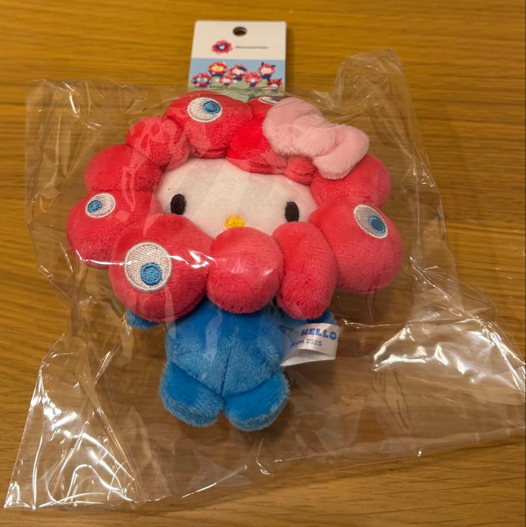 【万博限定】万博ミャクミャク キティ サンリオ カラビナ付きマスコット
