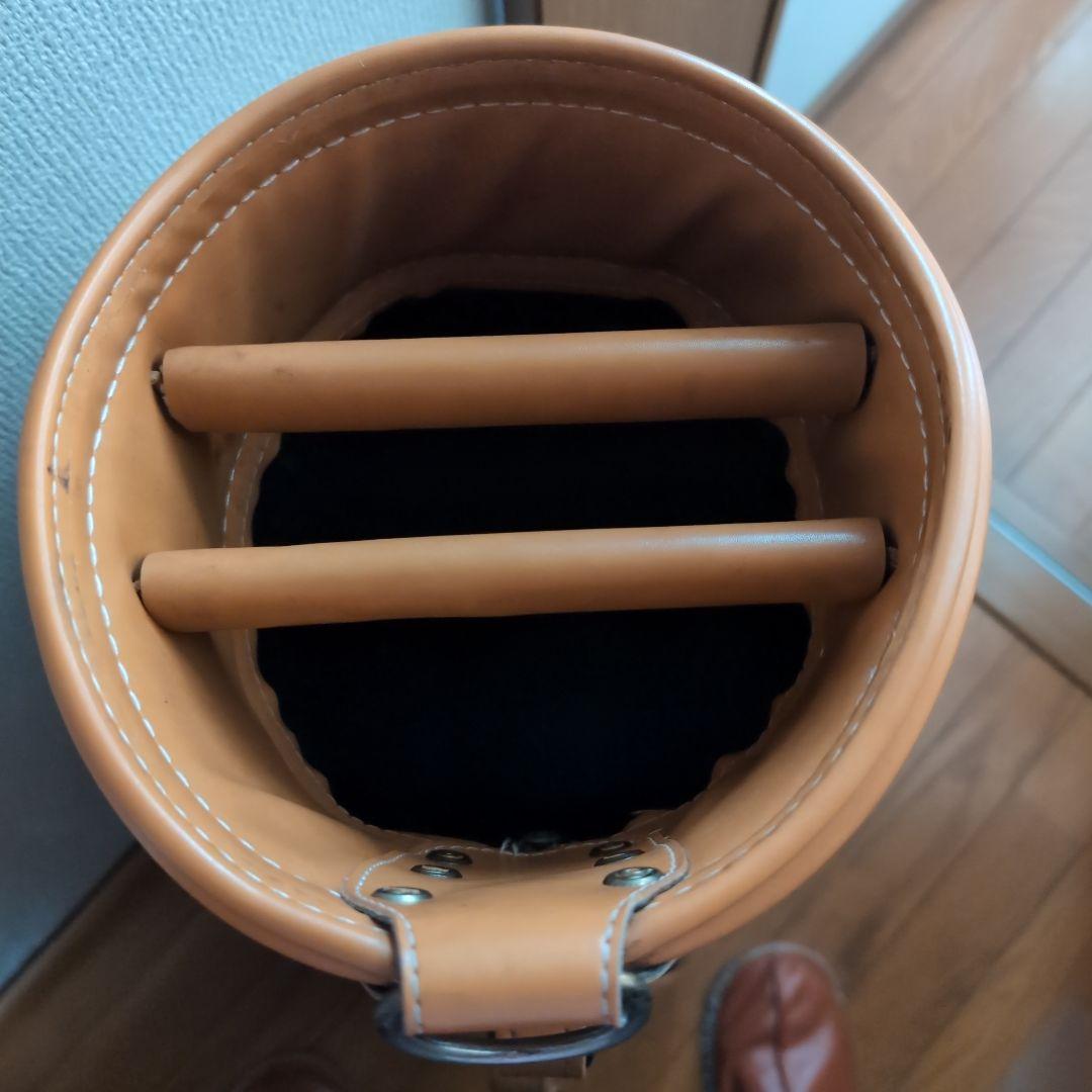 トラサルディ…ゴルフバッグ・キャディバッグ 黒と茶色