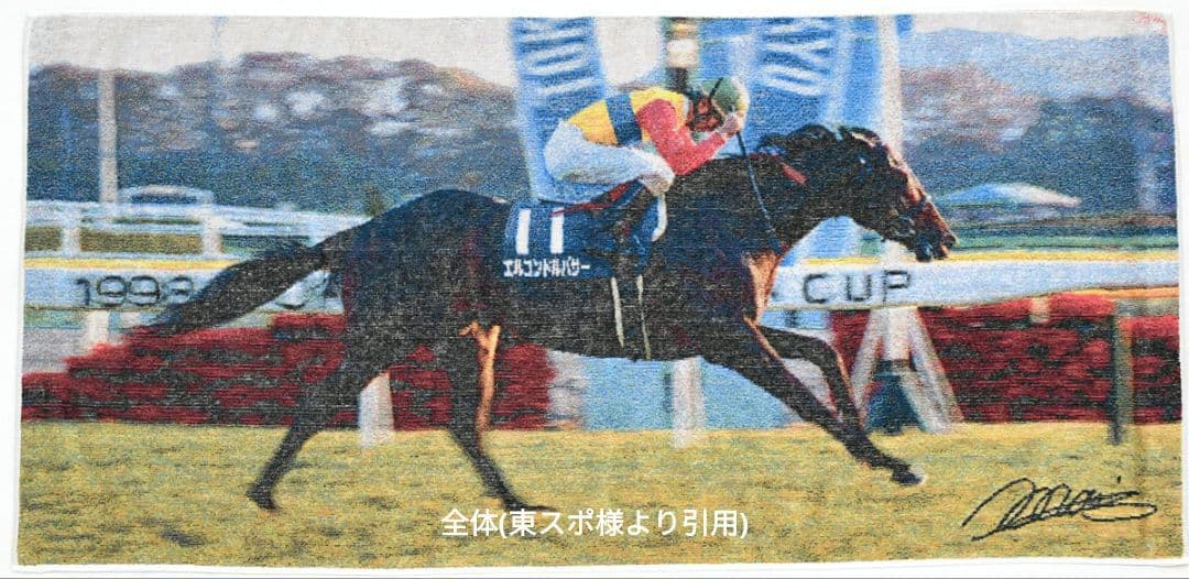 【新品未使用】エルコンドルパサー今治五彩織りタオル 1998年ジャパンカップ