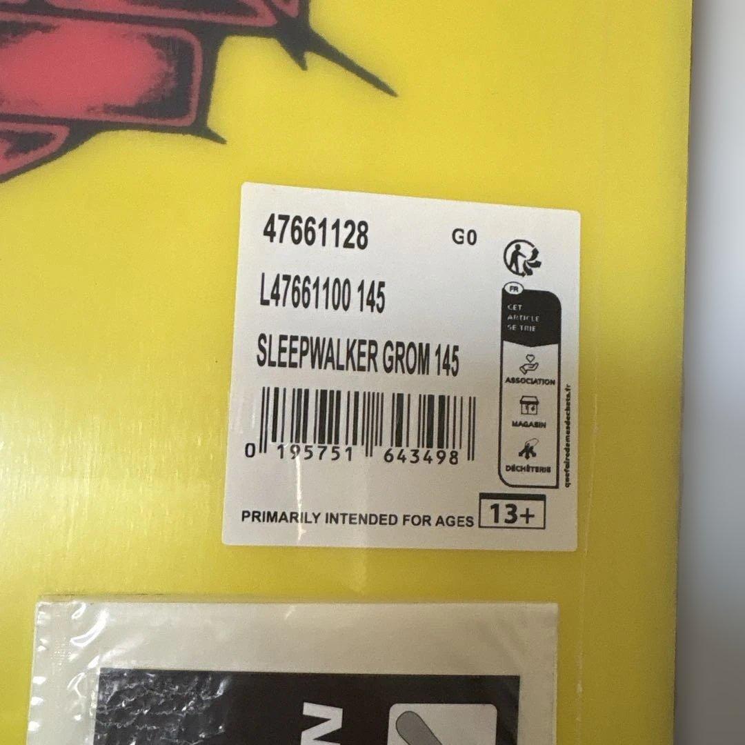 SALOMON SLEEPWALKER 145CM スノーボード