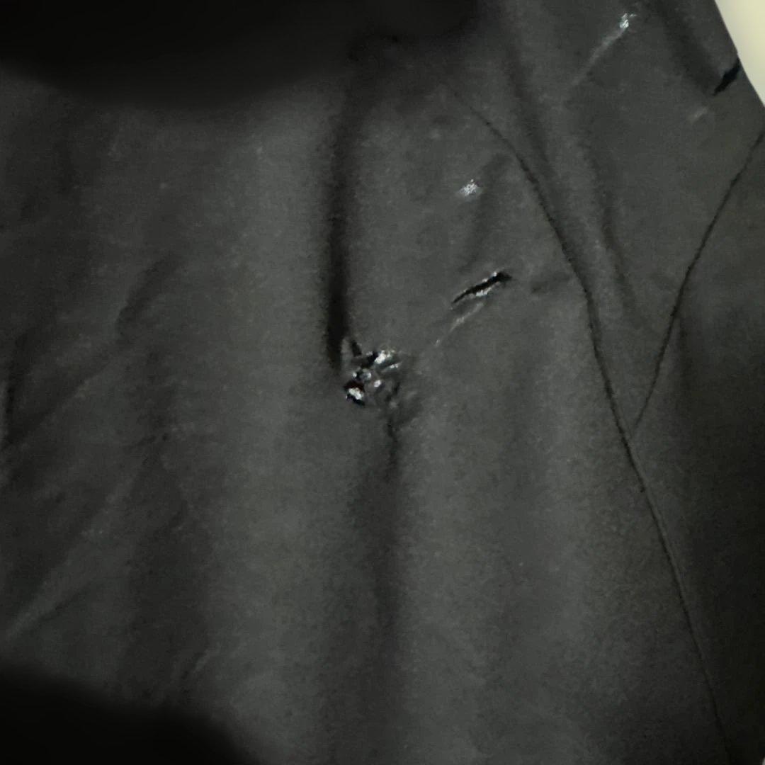 中央大学移動着 ブラックジャケット フード付き