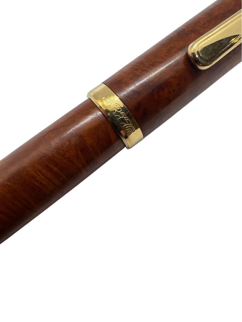 【未使用】アカブライヤー　センチュリー3776　プラチナ万年筆 太字