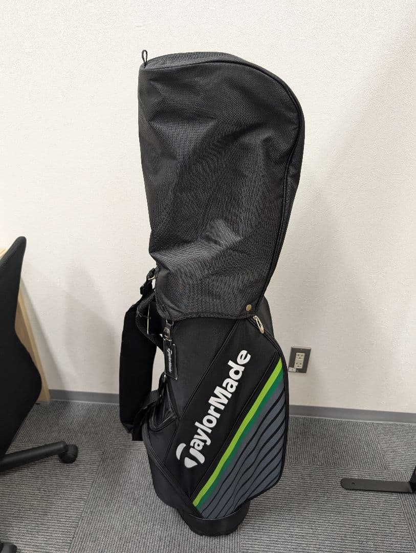 TaylorMade ゴルフキャディバッグ 黒/緑