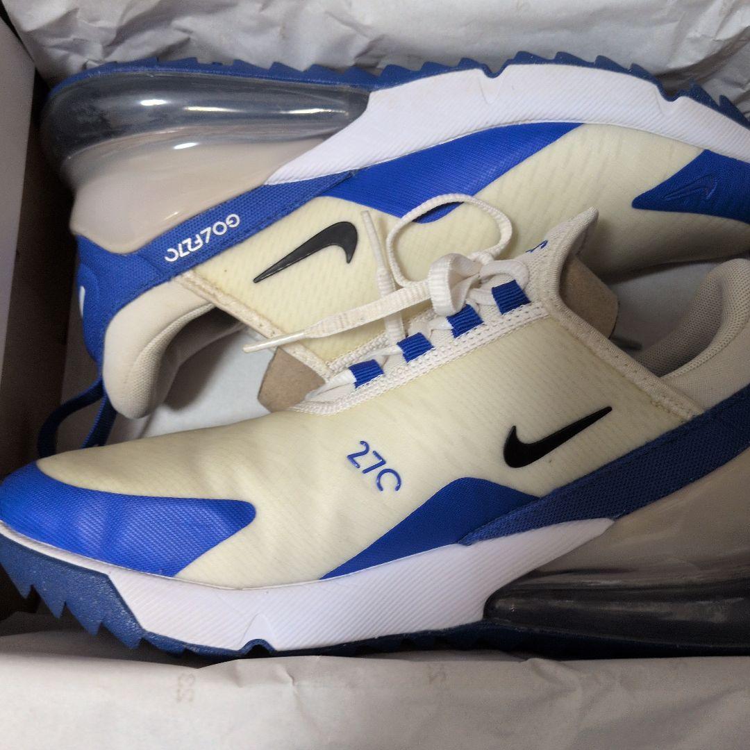 Nike Air Max 270 24.0cm クリーム/ブルー