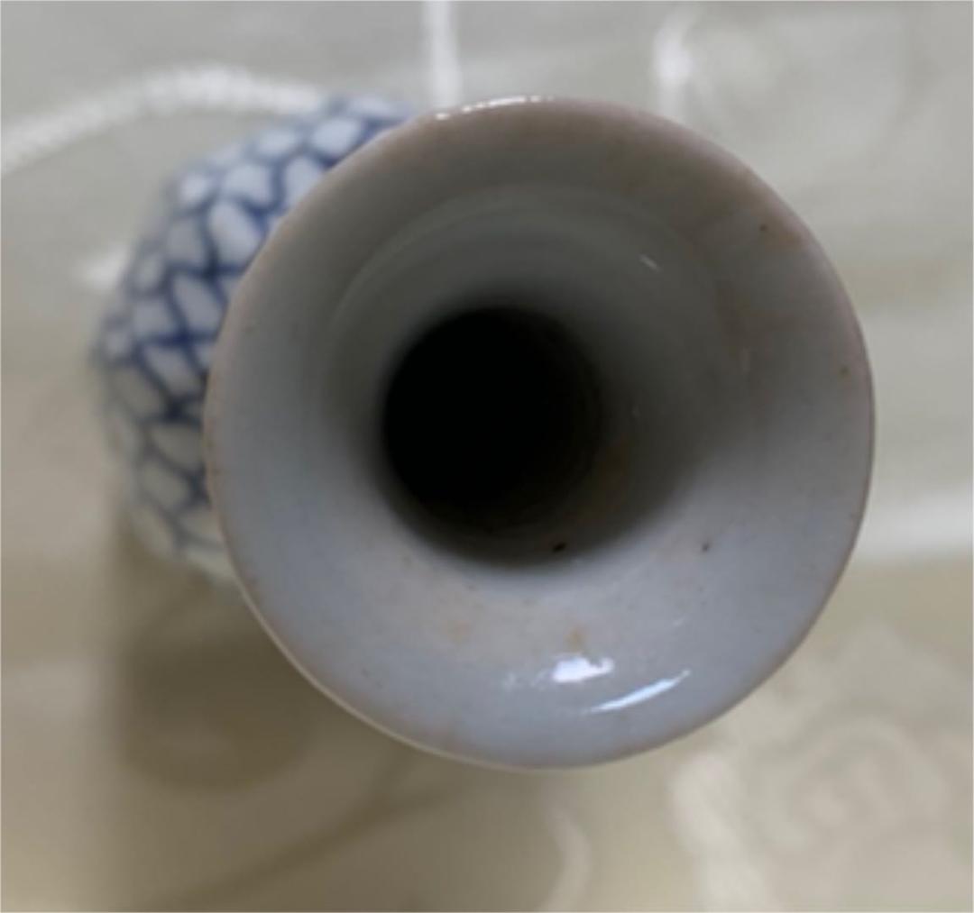 希少　初代　尾形周平　作　面取網目文徳利