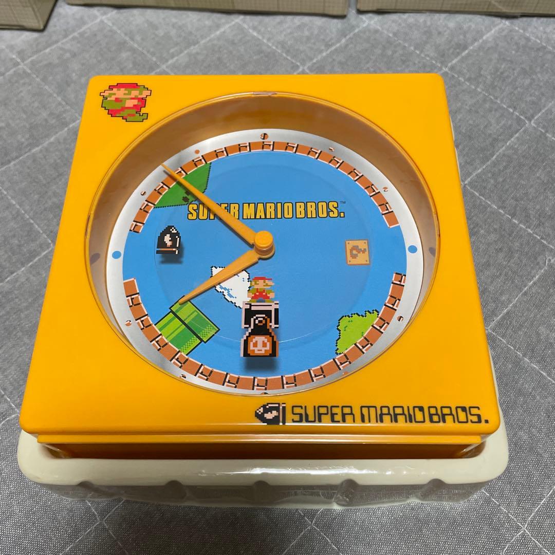 【新品未使用】スーパーマリオ卓上クロック 全3種 コンプリート非売品希少