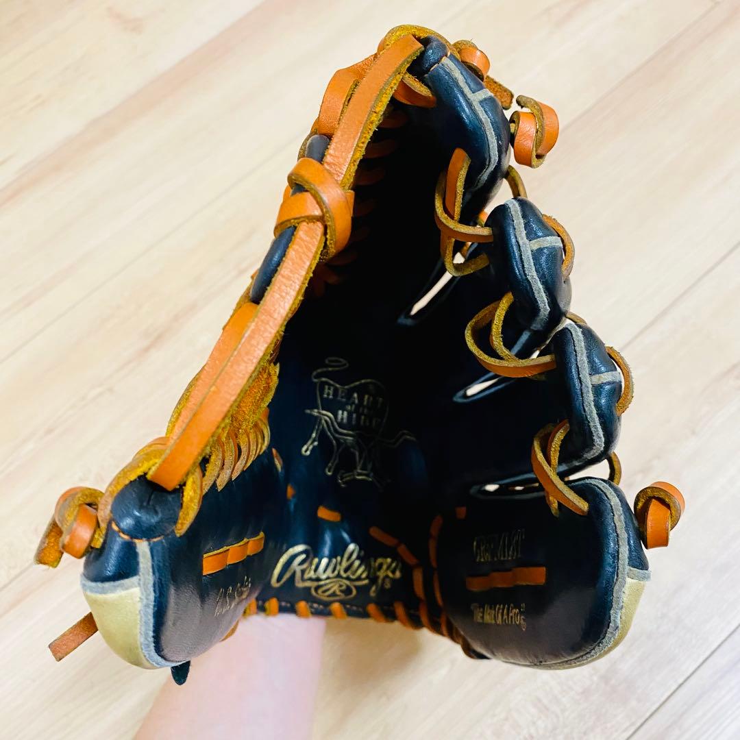 ★美品★ローリングス 一般 軟式グローブ HOH オールラウンド 右投 メジャー