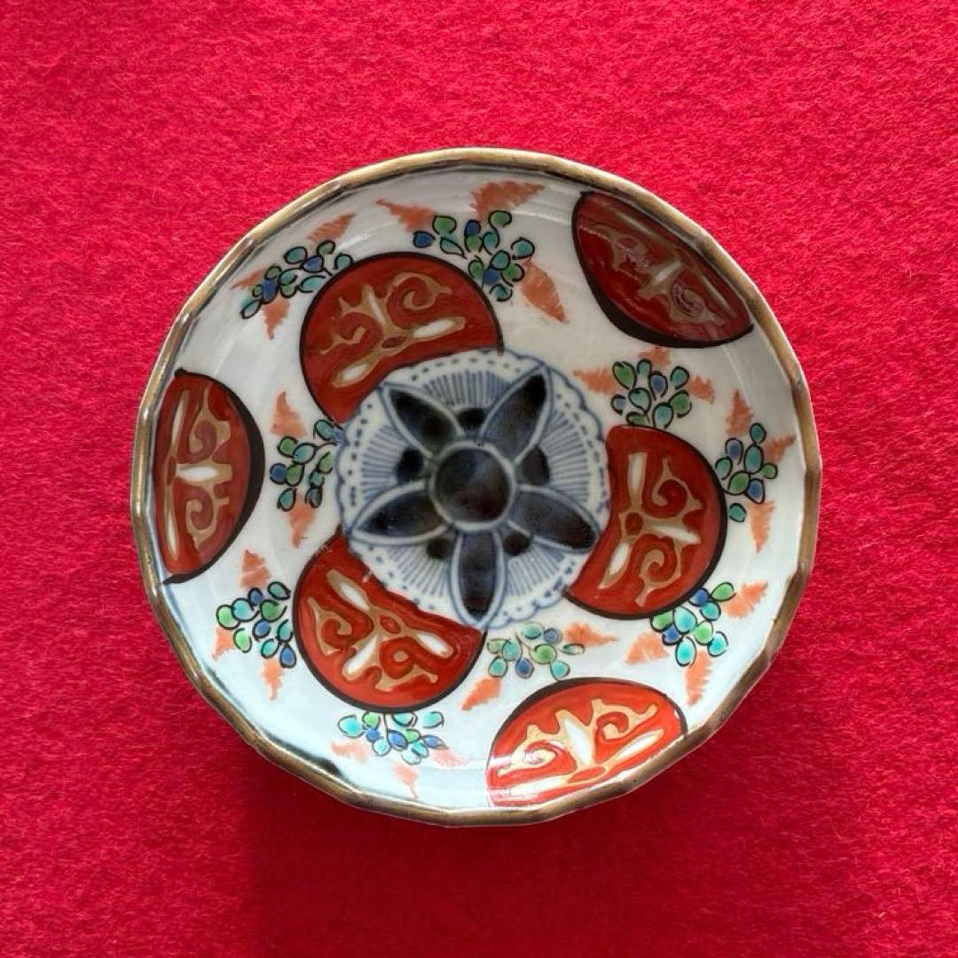 古伊万里　色絵　小皿　5枚組 江戸時代
