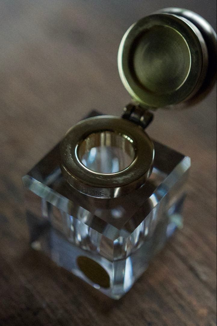 【新品未使用品】モンブラン クリスタルインクウェル