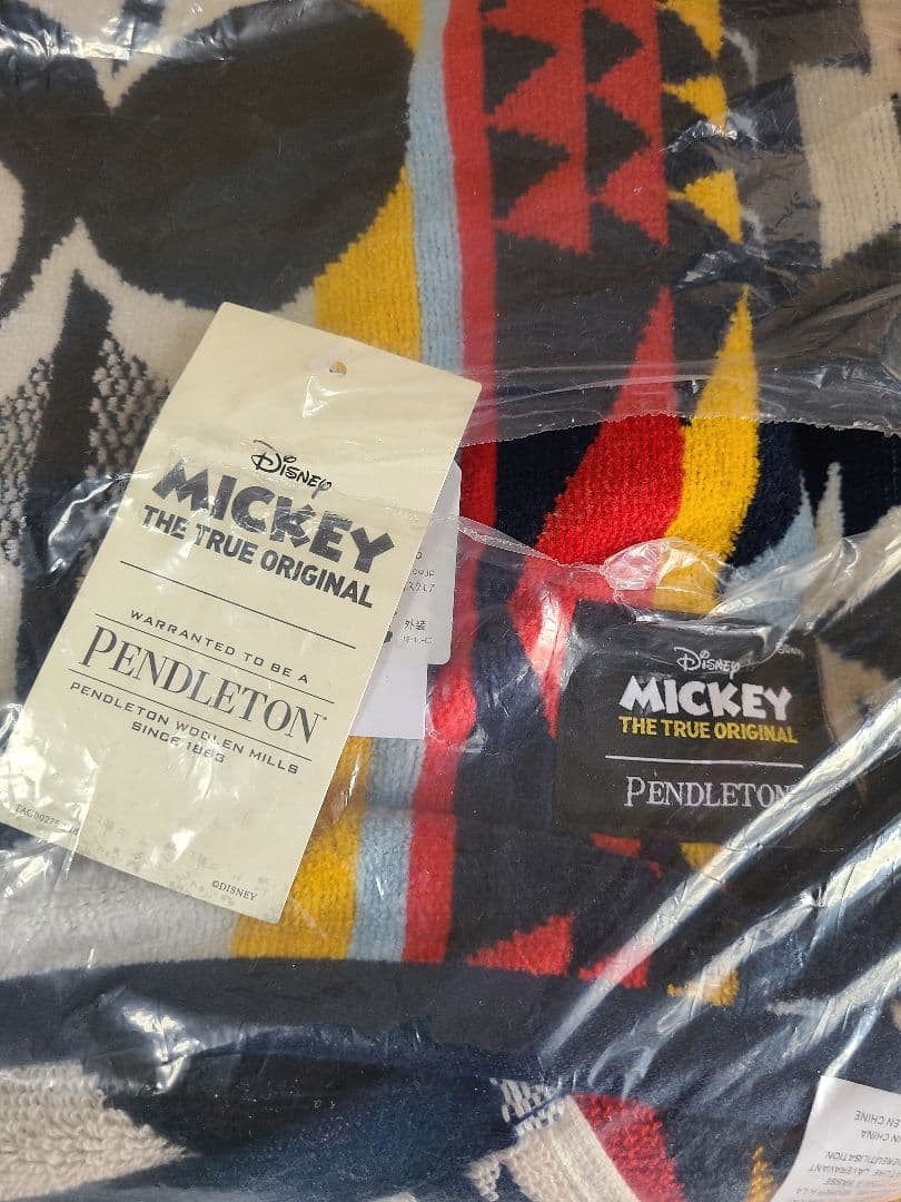【新品】レア ペンドルトン × ミッキーマウス ブランケット 90周年 A＆F