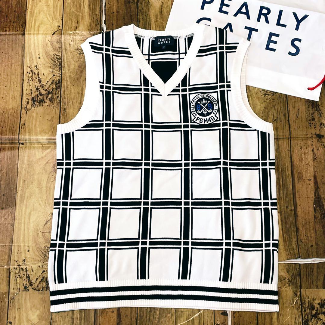 美品　パーリーゲイツ　ニットベスト　5 メンズ　PEARLYGATES ベスト