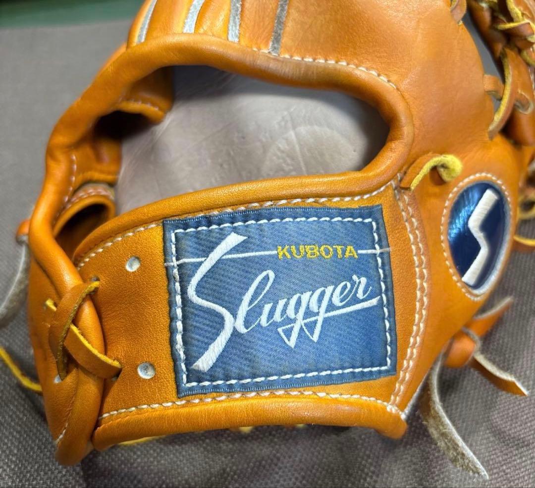 KUBOTA Slugger 80周年／限定／軟式／内野グローブ／オレンジ