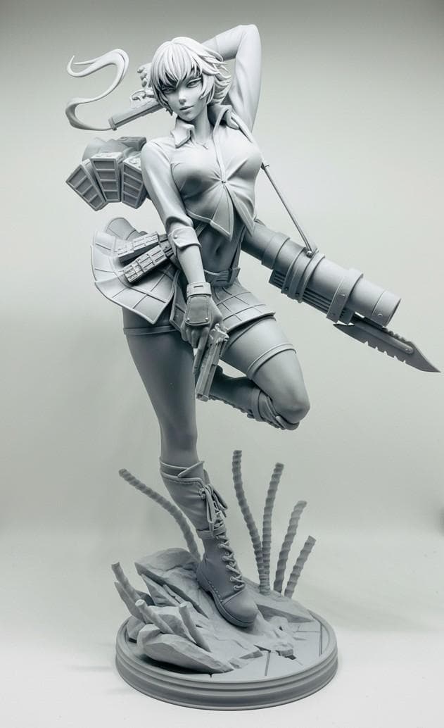 レディ 1/8 未塗装未組立 フィギュア ガレージキット DMC