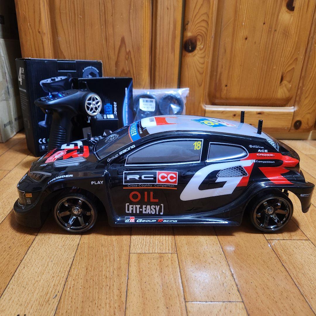 タミヤ ドリフト ラジコン フルセット　TT01 黒 ラリー　　　　　　tt02