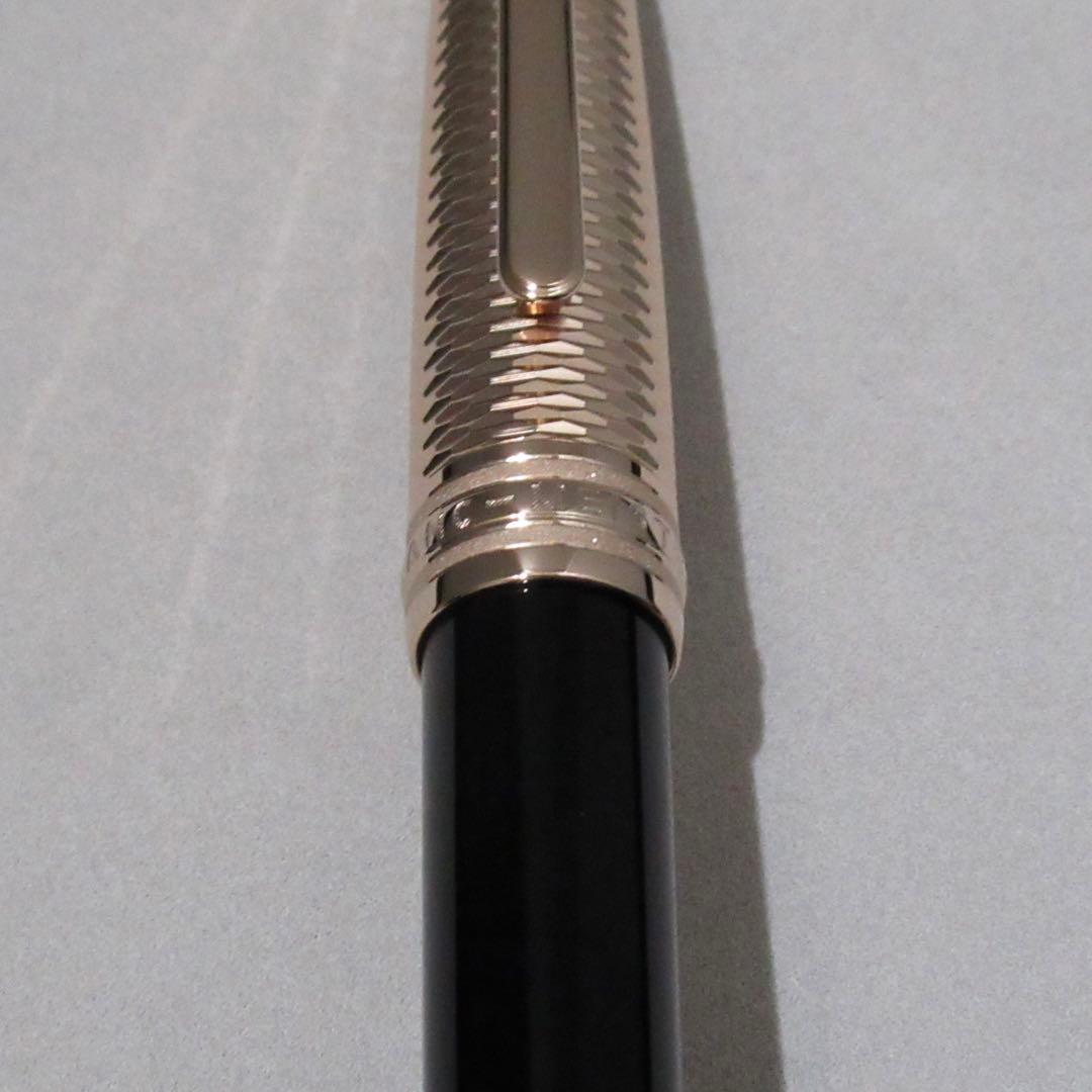 モンブラン 万年筆 145 ジオメトリー シャンパンゴールド 132505