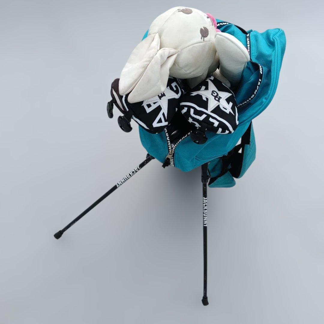 ジョニー　JACK BUNNY ターコイズ キャディバッグ