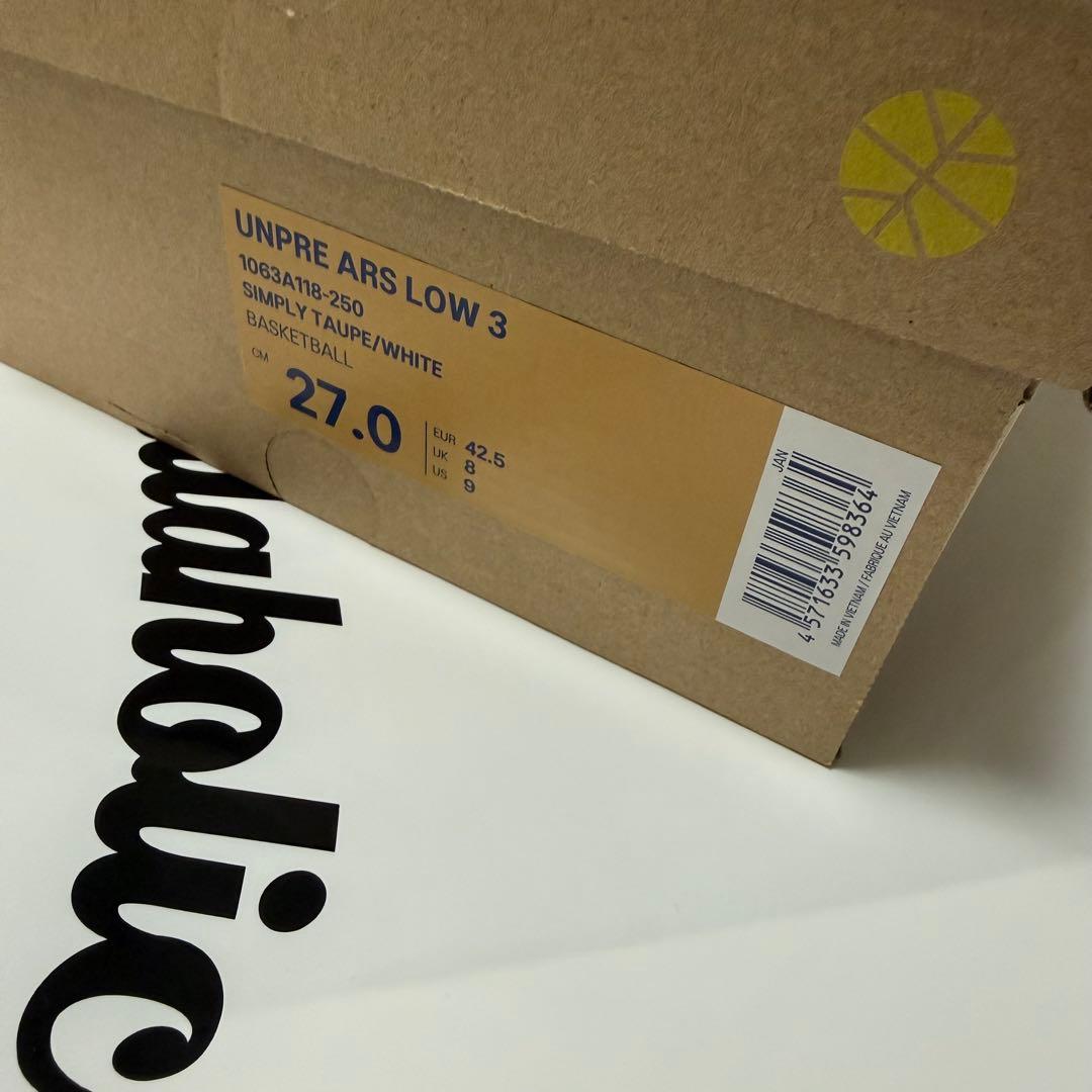 シューズ(男性用) ballaholic ASICS UNPRE ARS LOW 3