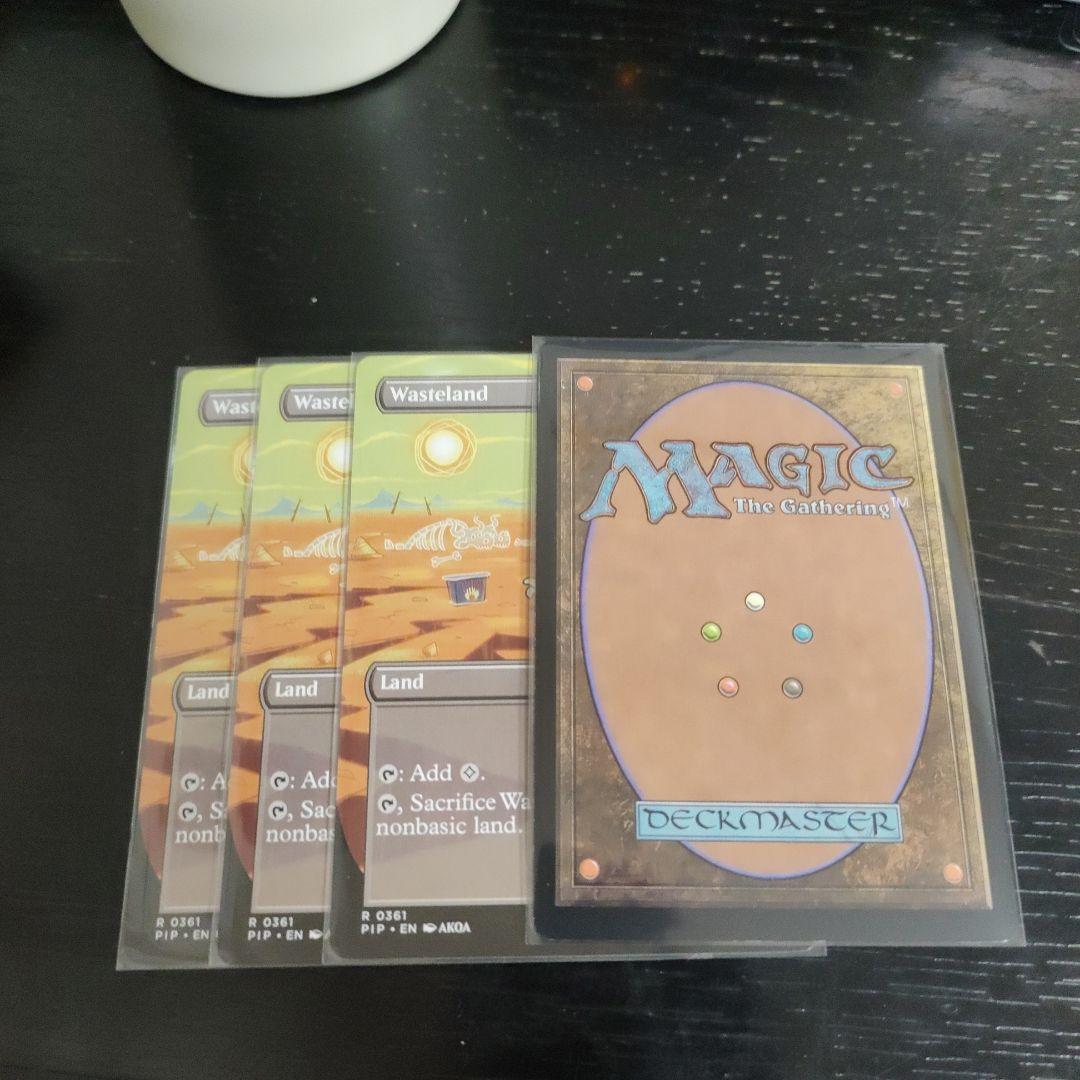 不毛の大地　Wasteland 4枚セット マジック：ザ・ギャザリング
