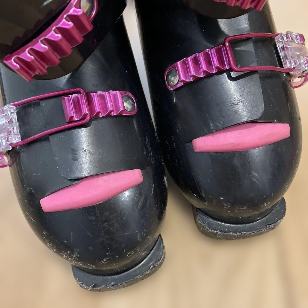 女の子子ども用スキー4点セット 110センチ