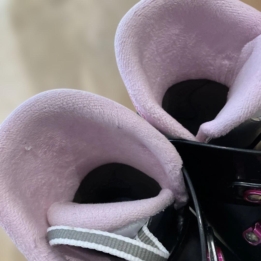 女の子子ども用スキー4点セット 110センチ