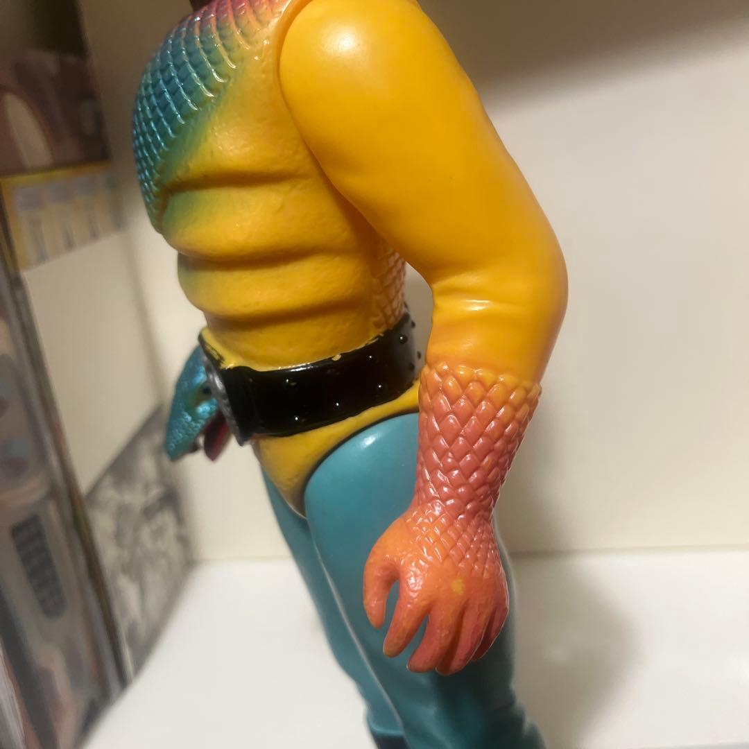 旧バンダイ製 コブラ男 キングサイズ 美品 ソフビ フィギュア 怪人