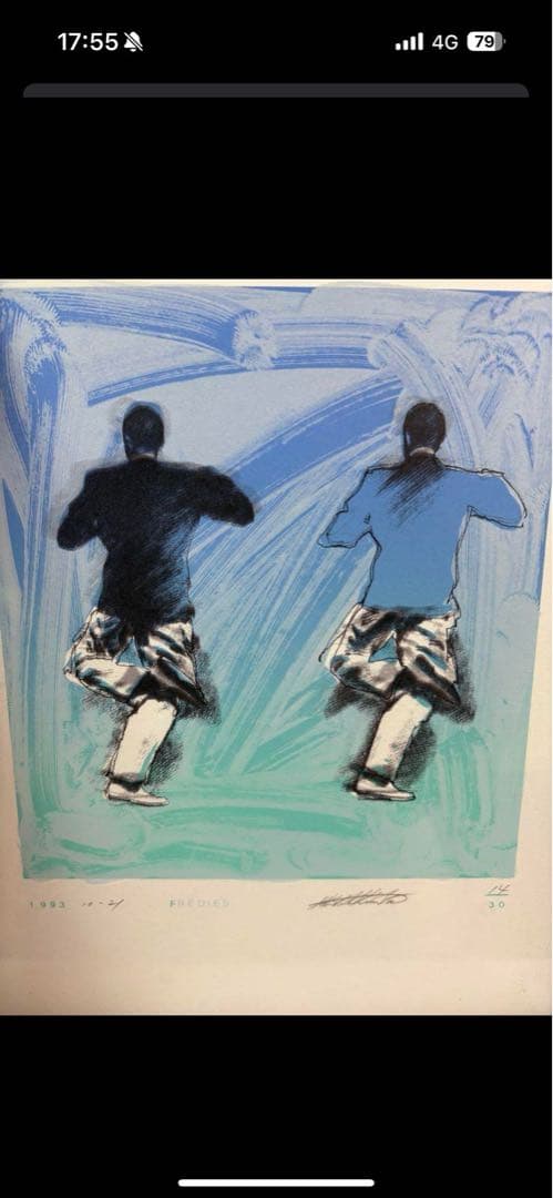 1993年 FREDIES サイン入り　絵画