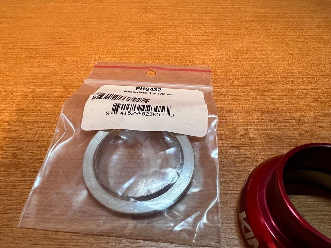 CHRIS KING ヘッドセット ノンスレッド レッド OS