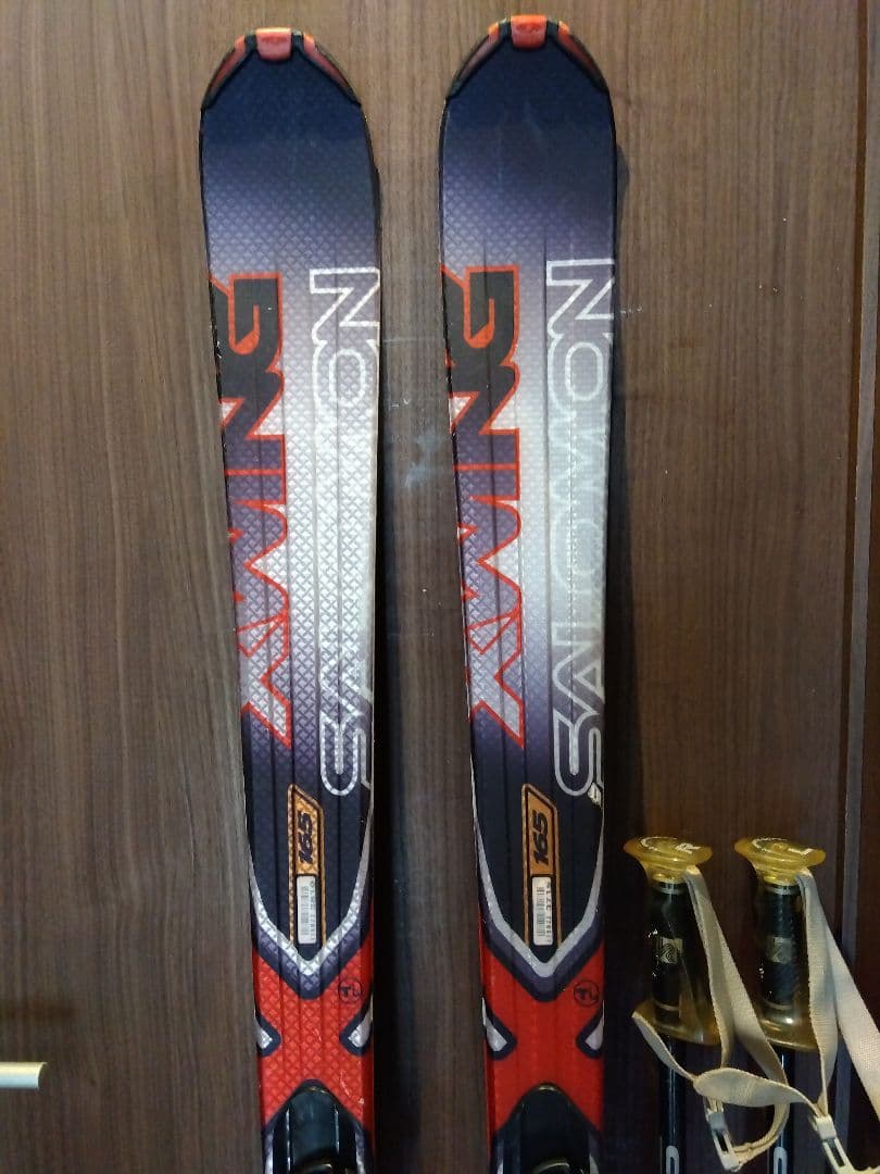 【ハイエンド】SALOMON/学生・メンズ用/スキーセット/メンテ・WAX済み✔