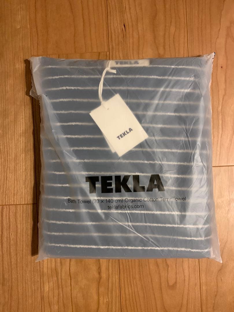 TEKLA バスタオル Black Stripes 70×140cm