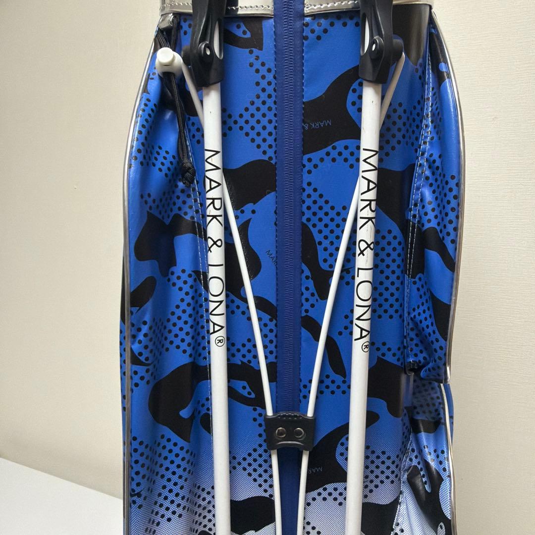 MARK & LONA ゴルフバッグブルー迷彩