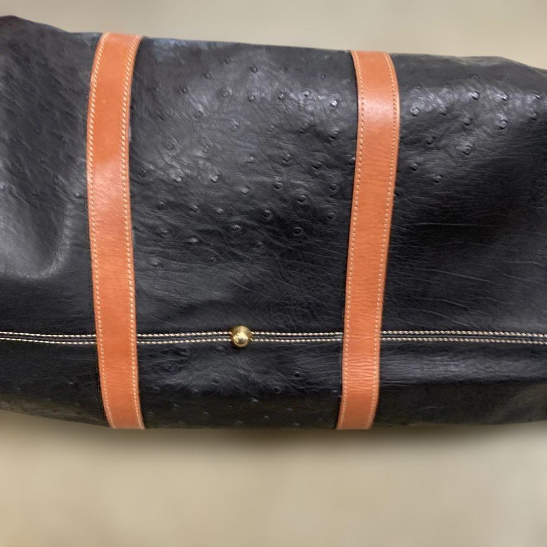 Bellespassé 黒 レザー ボストンバッグ