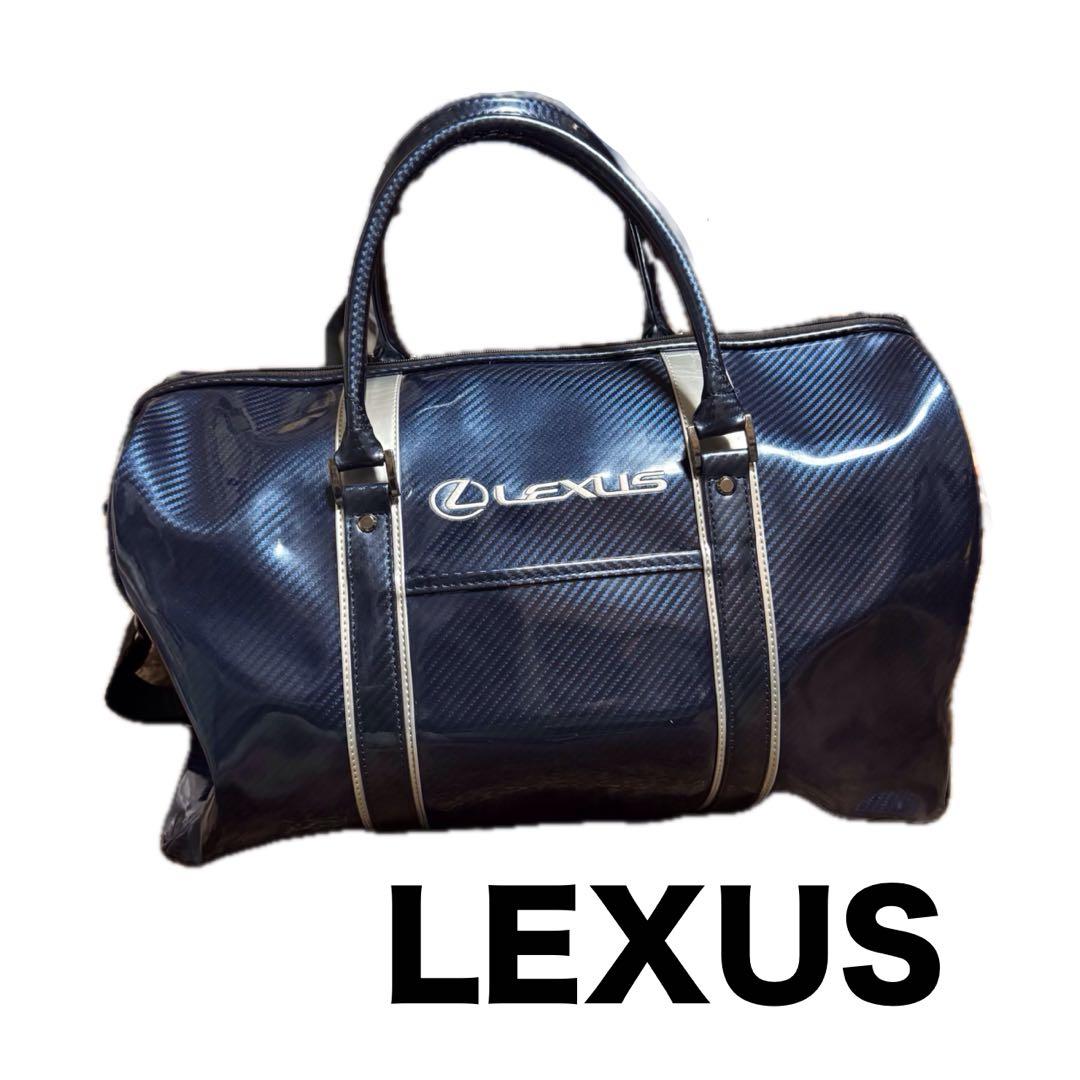 Lexus ゴルフボストンバッグ大容量 ネイビー　ゴルフバッグ　レクサス