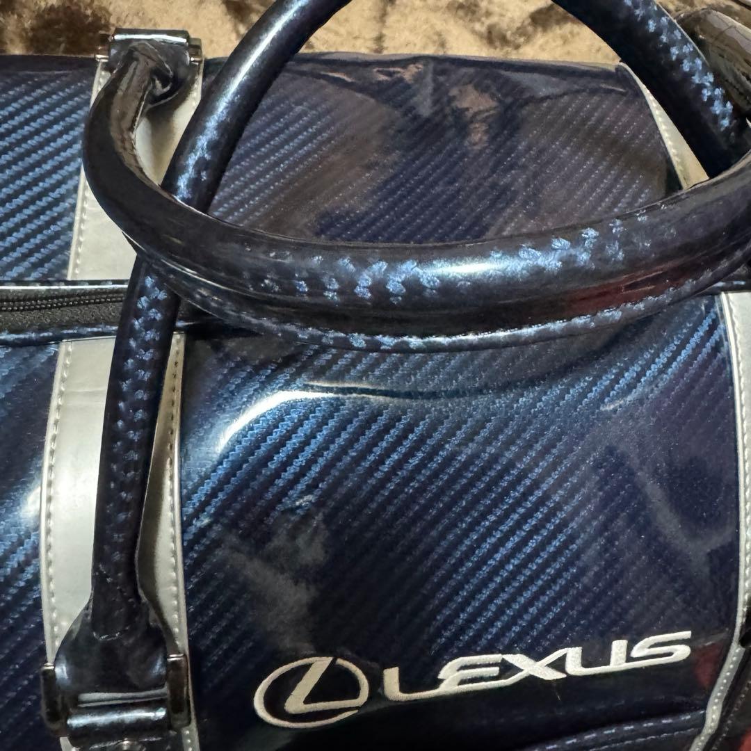 Lexus ゴルフボストンバッグ大容量 ネイビー　ゴルフバッグ　レクサス