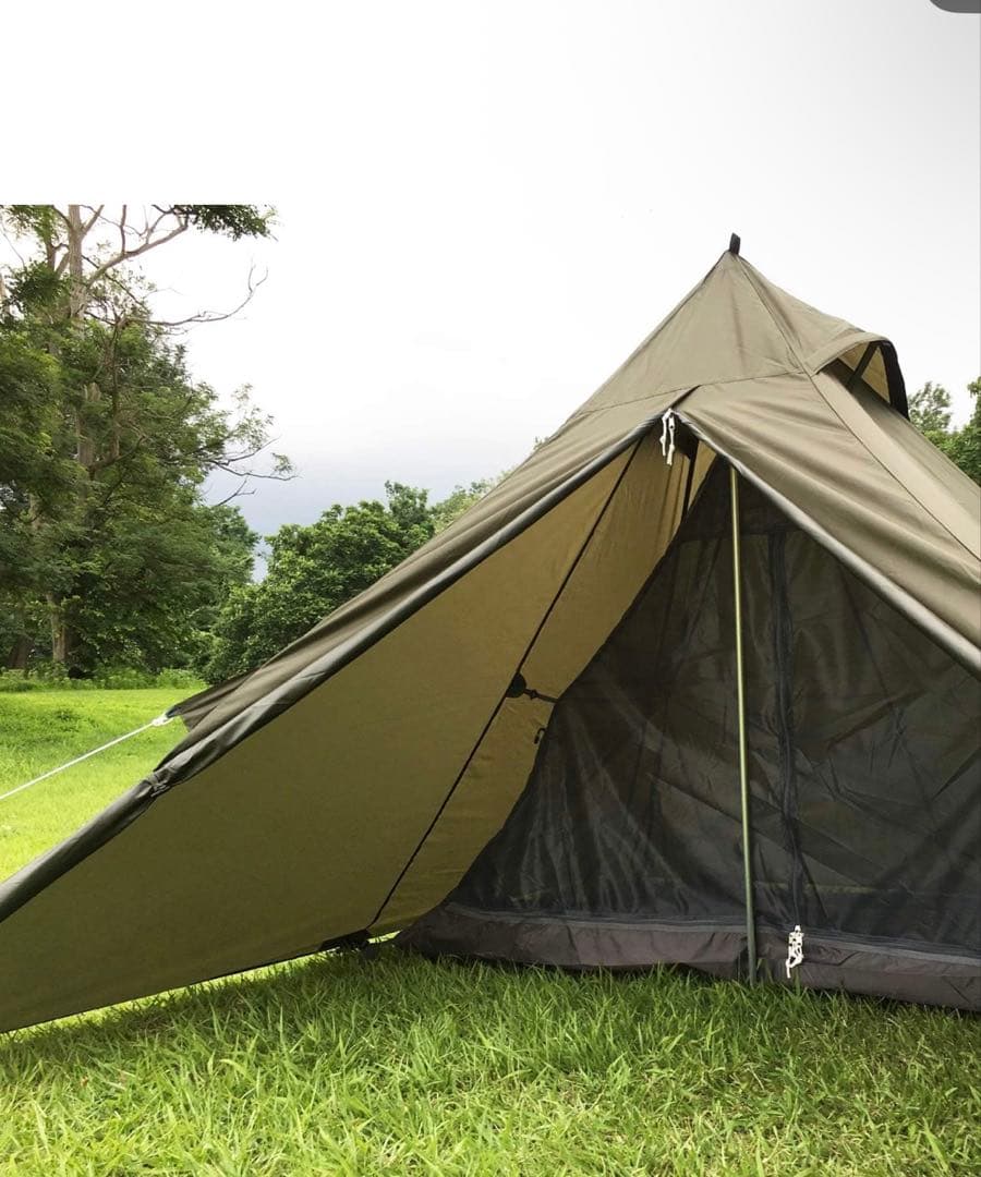 値下げ！ソロティピーテントとタープセット