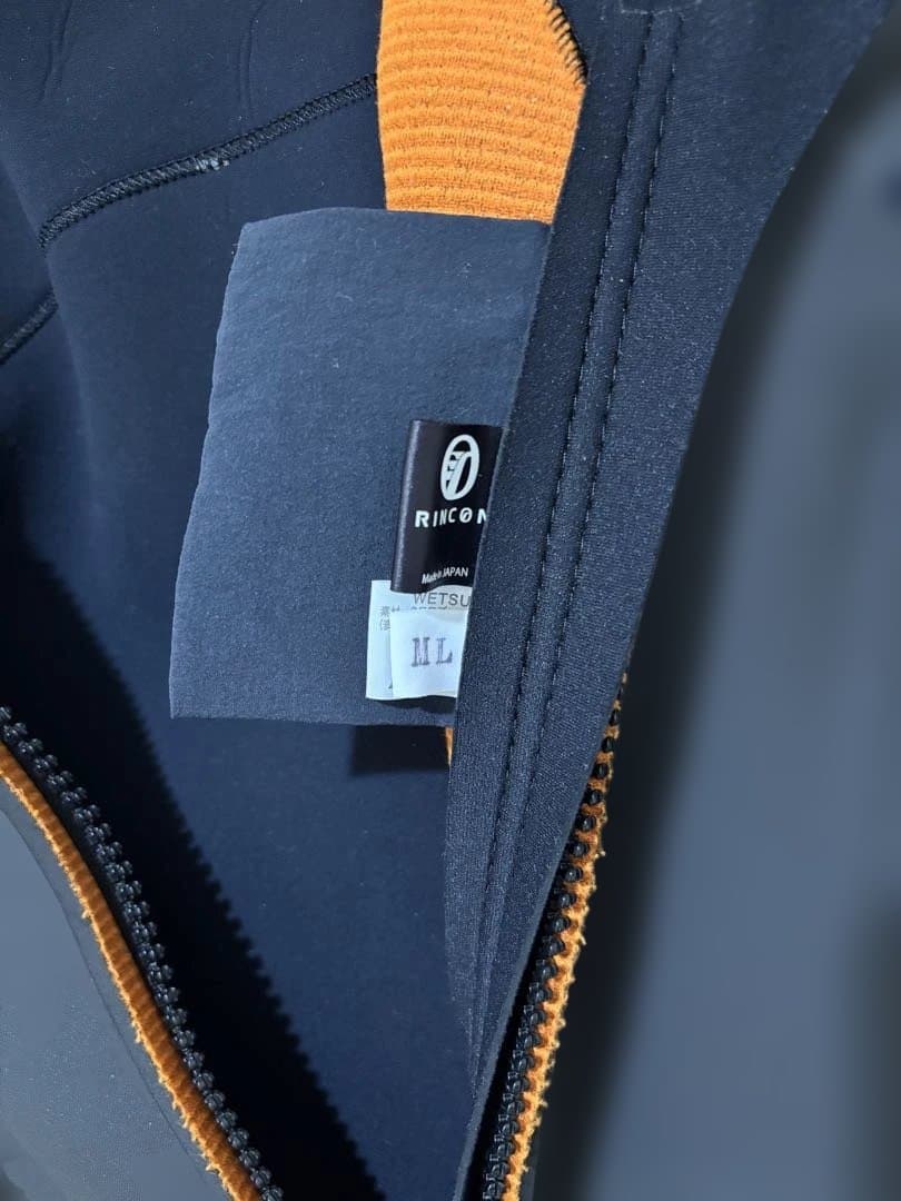 ほぼ未使用！　RINCON　セミドライ　バックジップ 　5/3mm　MLサイズ