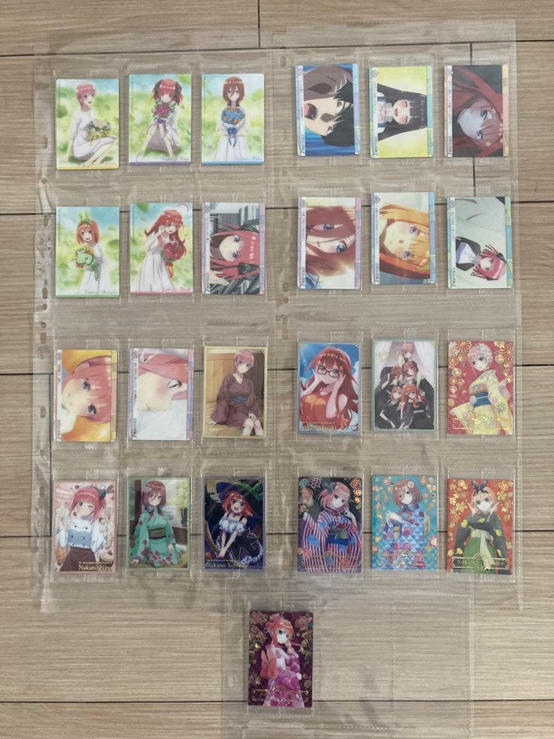 五等分の花嫁　ウエハース(7弾分)　コンプリートセット