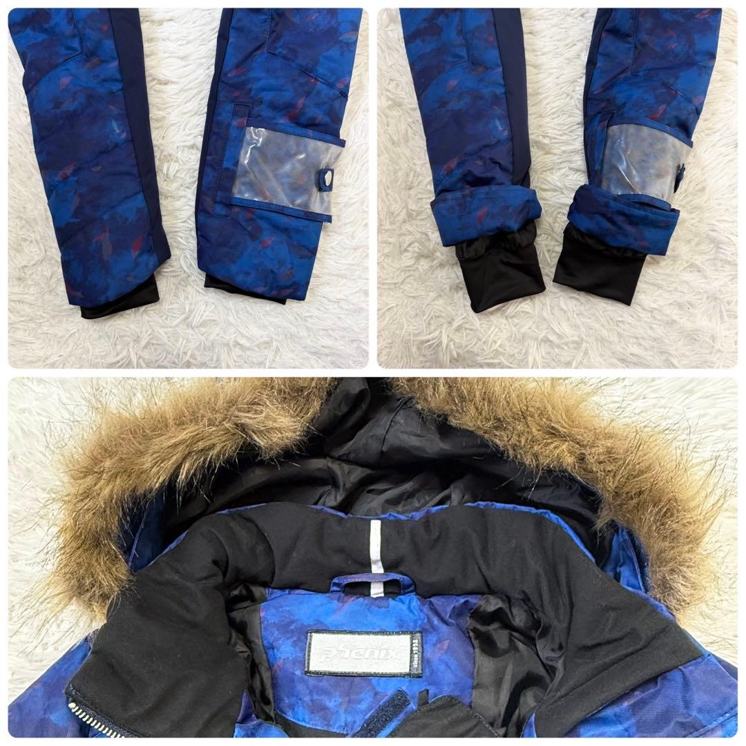 未使用級✨フェニックス スキーウェア セットアップ 2way 近年モデル 青×黒