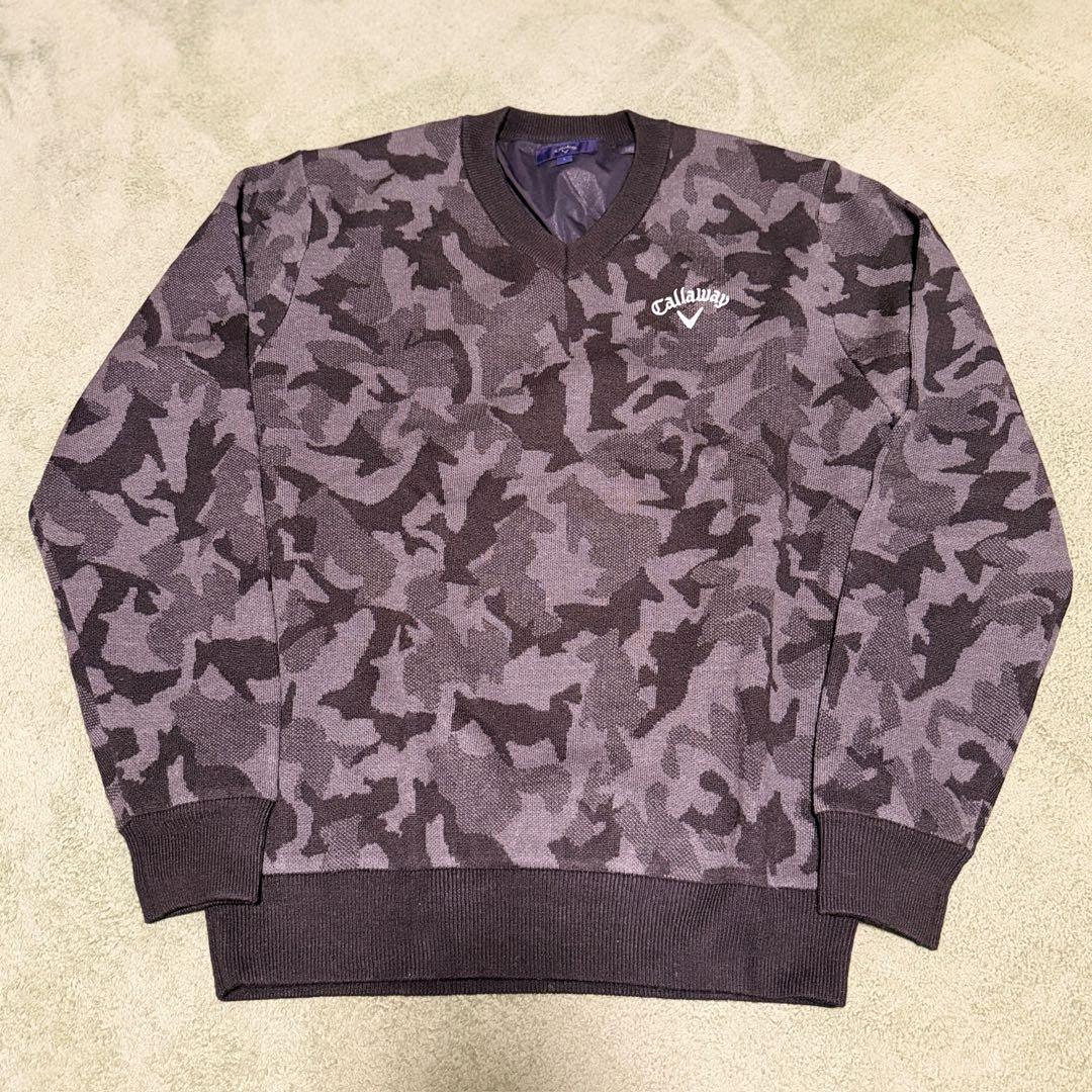 Callaway Golf 迷彩ニット セーター L 新品 ゴルフ
